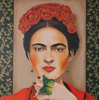 Frida Kahlo - 60x60cm - 2020