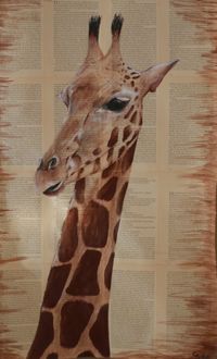 Giraffe - 45x72,5cm - 2016
